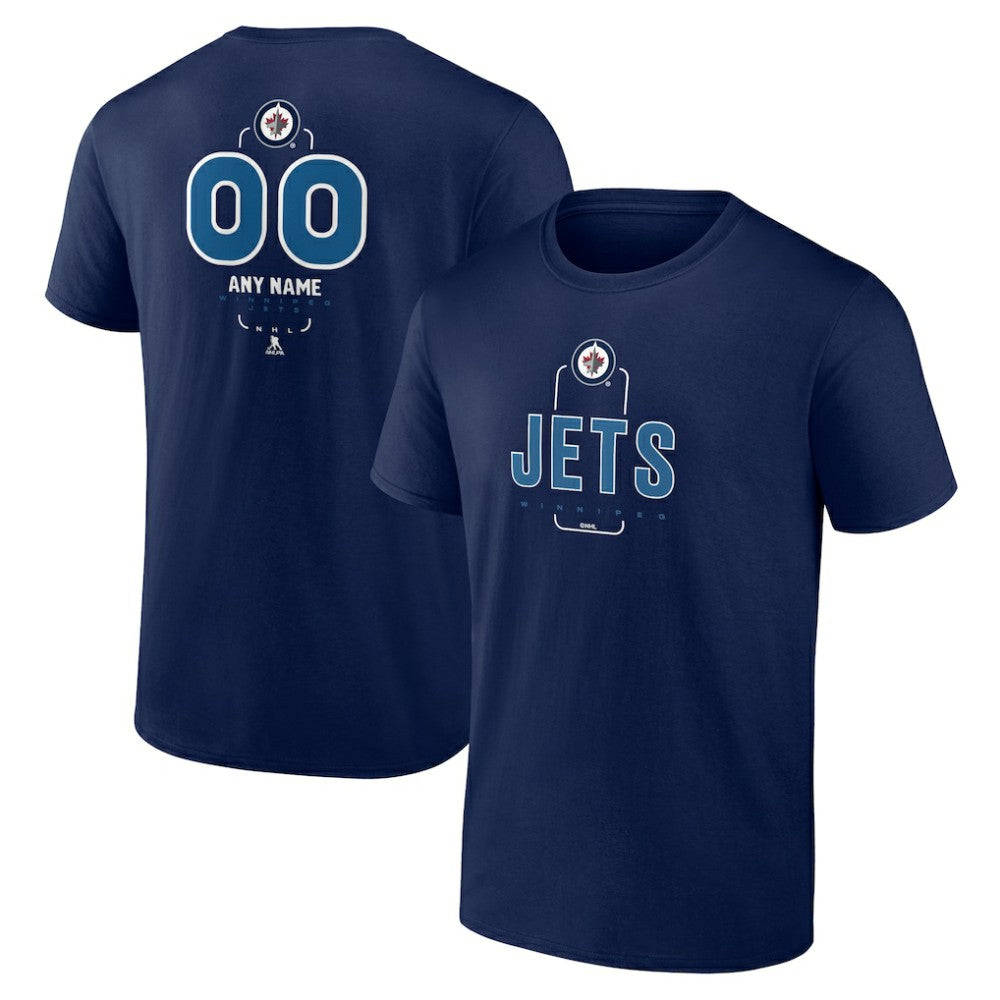 NHL Winnipeg Jets Personalized Name & Number Midfielder T-Shirt