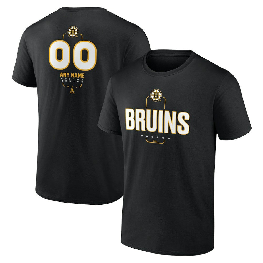 NHL Boston Bruins Personalized Name & Number Midfielder T-Shirt