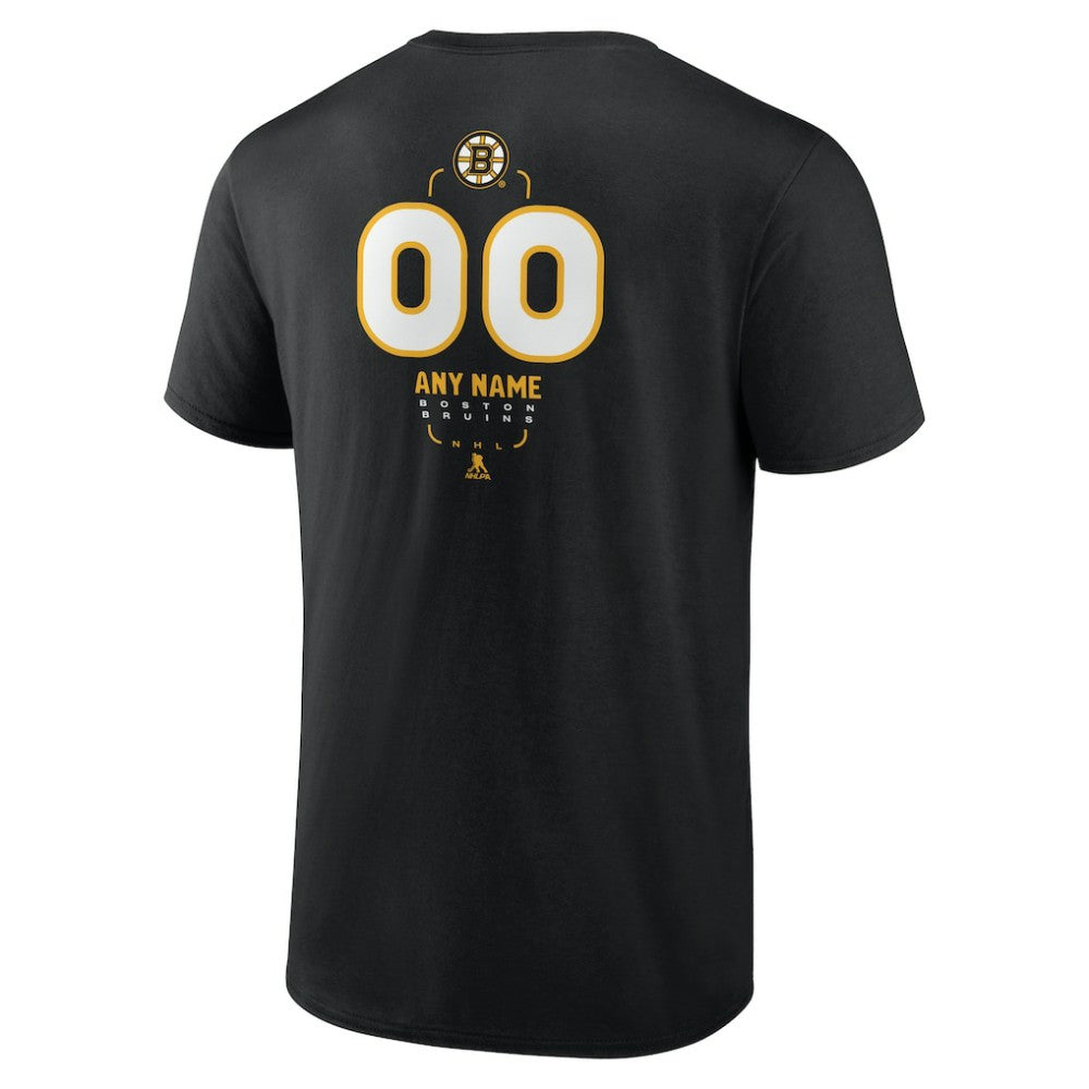 NHL Boston Bruins Personalized Name & Number Midfielder T-Shirt