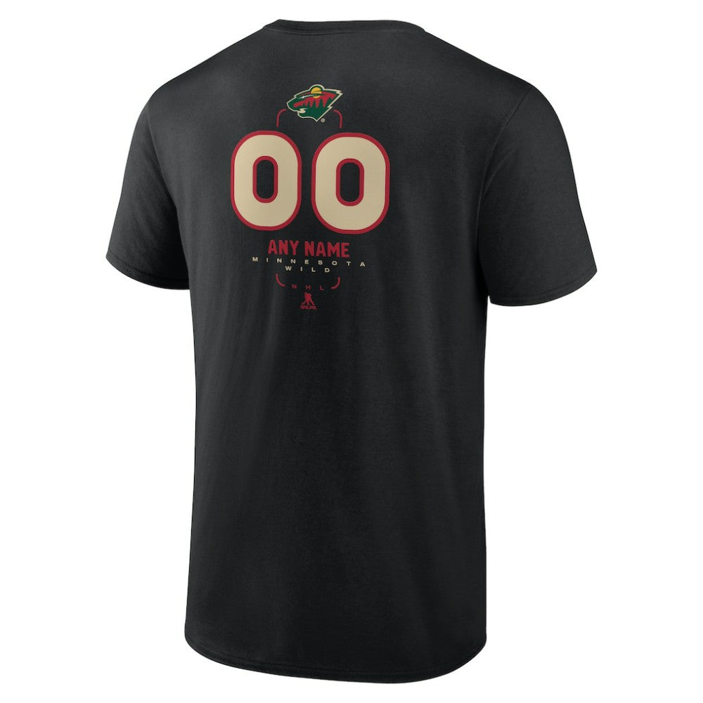 NHL Minnesota Wild Personalized Name & Number Midfielder T-Shirt