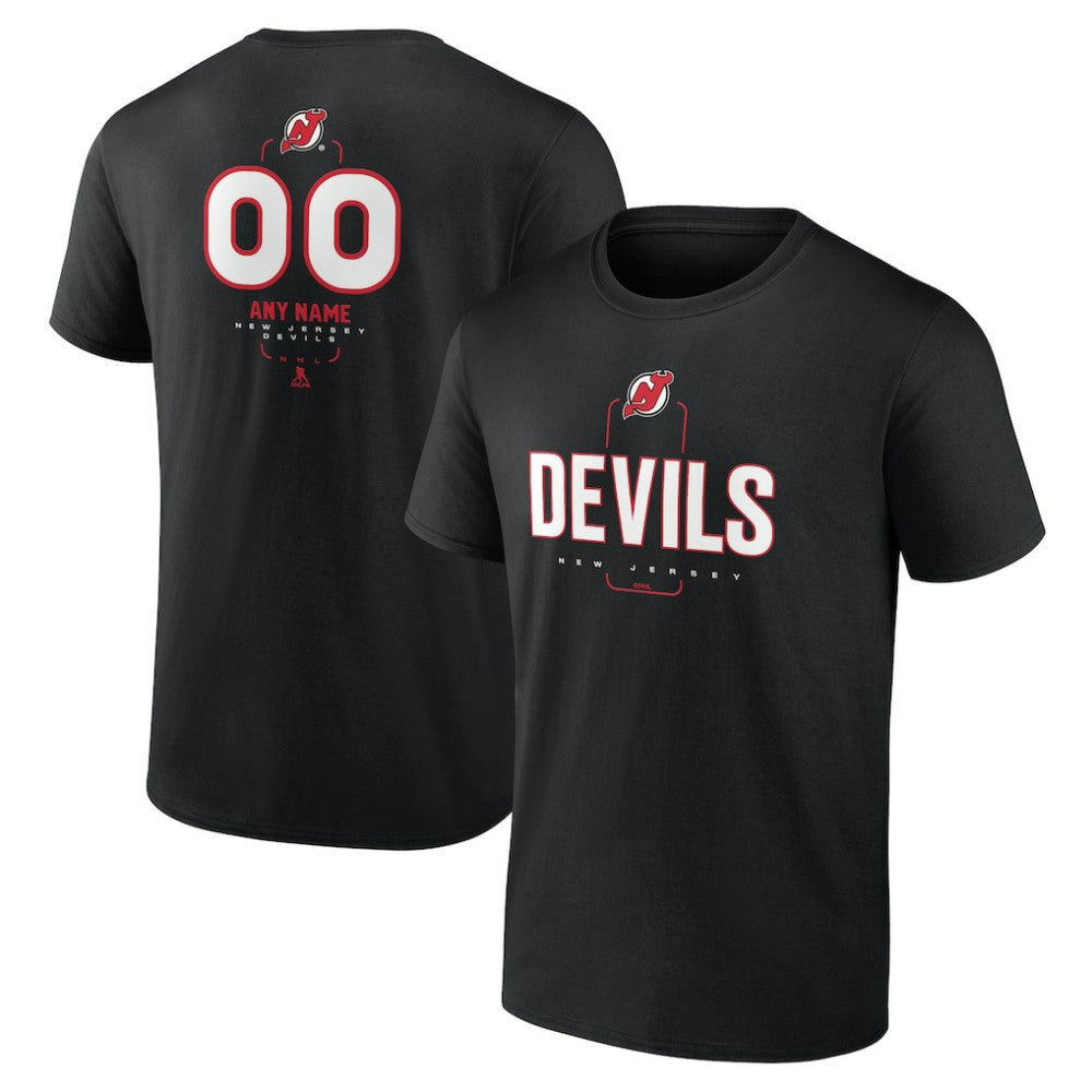 NHL New Jersey Devils Personalized Name & Number Midfielder T-Shirt