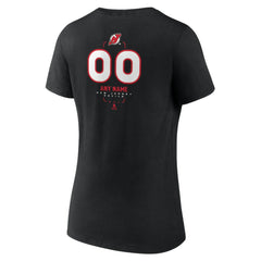 NHL New Jersey Devils Women's Personalized Name & Number Midfielder V-Neck T-Shirt