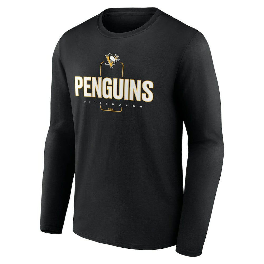 NHL Pittsburgh Penguins Personalized Name & Number Midfielder Long Sleeve T-Shirt