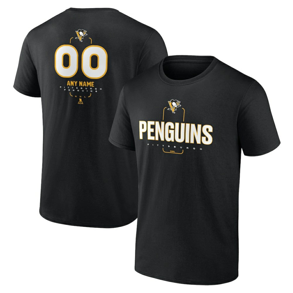 NHL Pittsburgh Penguins Personalized Name & Number Midfielder T-Shirt