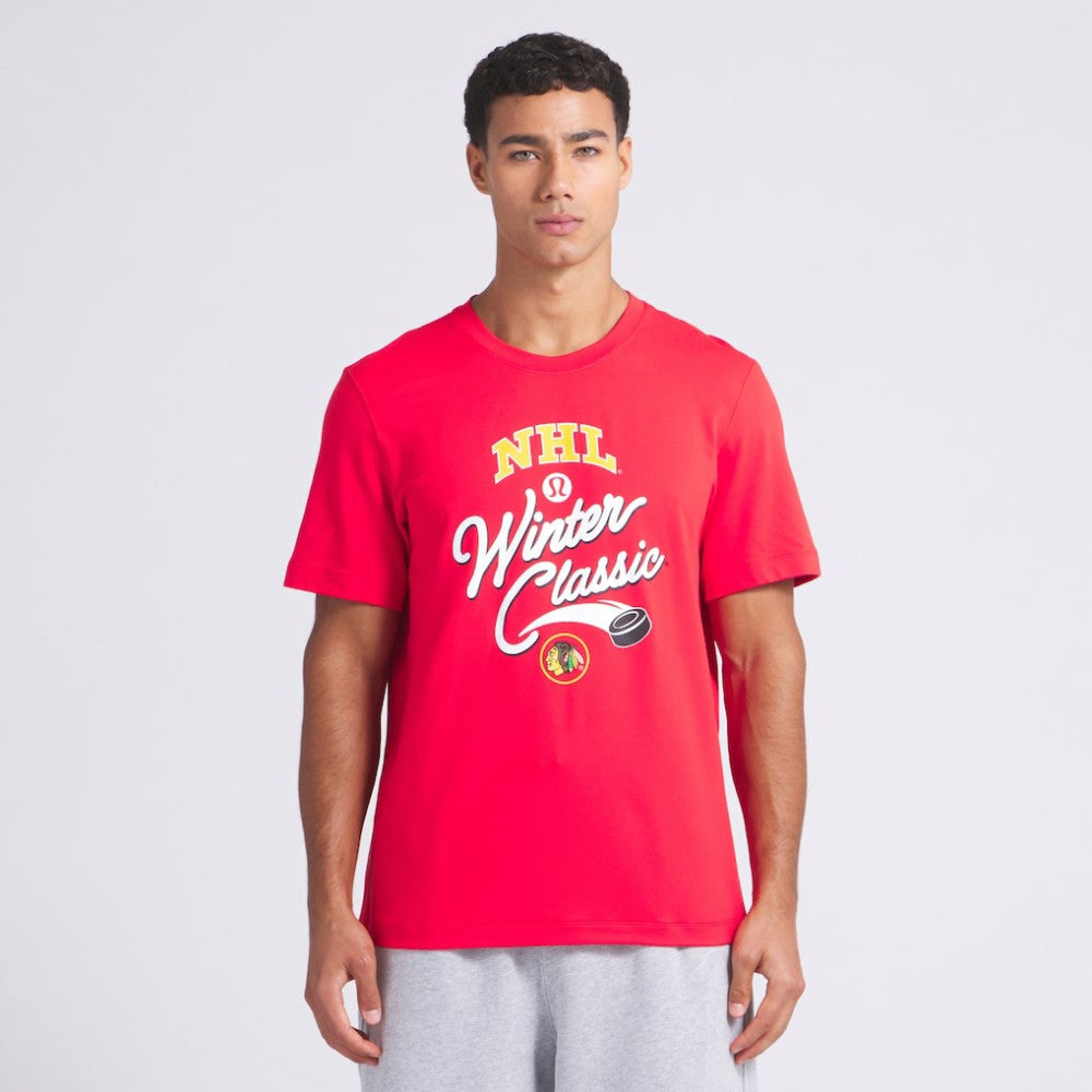 NHL Chicago Blackhawks lululemon 2025 NHL Winter Classic Soft Jersey T-Shirt