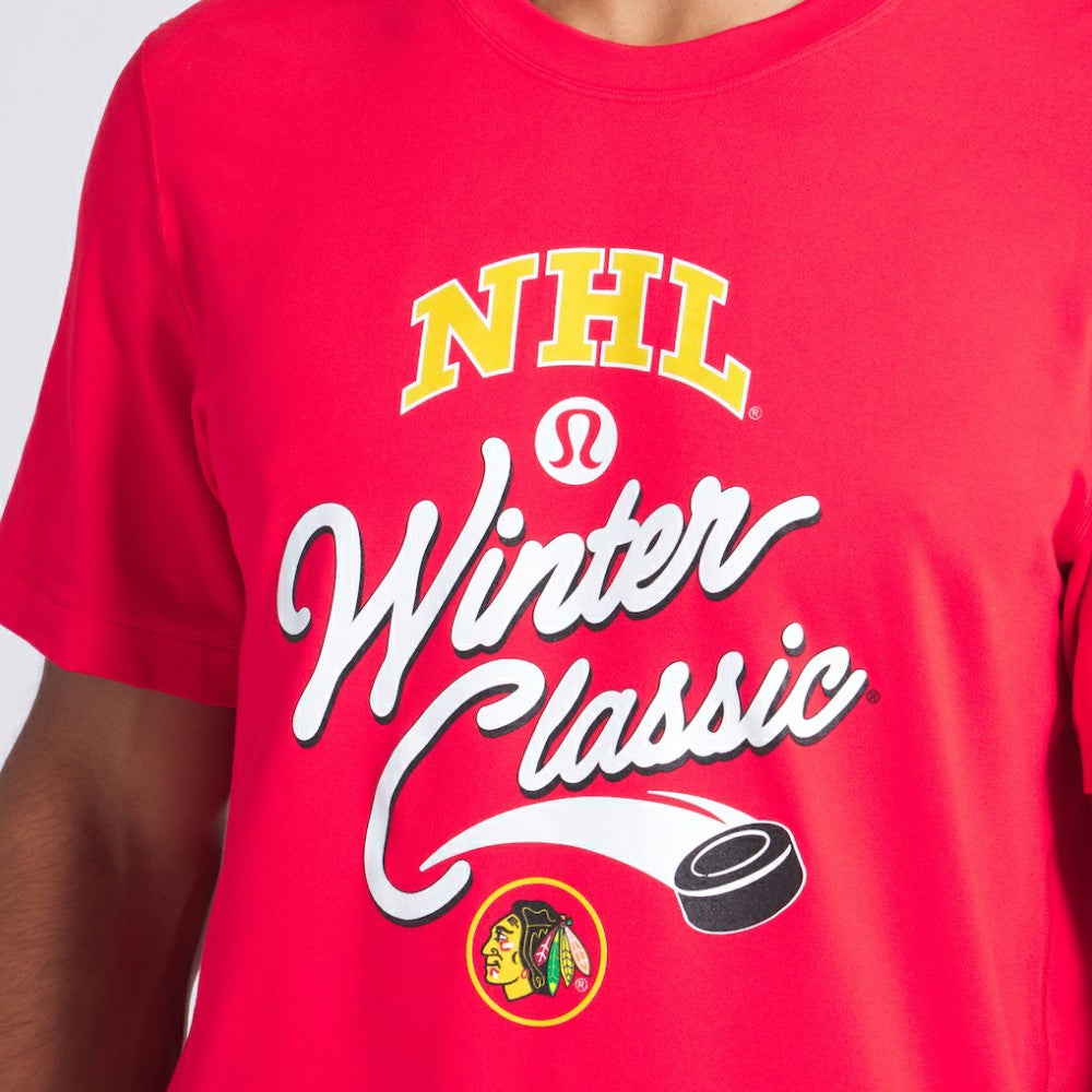 NHL Chicago Blackhawks lululemon 2025 NHL Winter Classic Soft Jersey T-Shirt