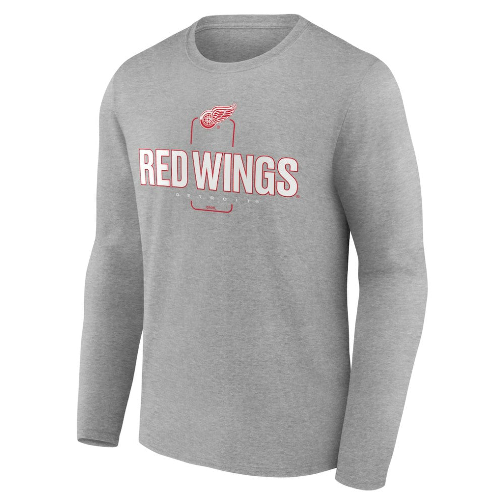 NHL Detroit Red Wings Personalized Name & Number Midfielder Long Sleeve T-Shirt