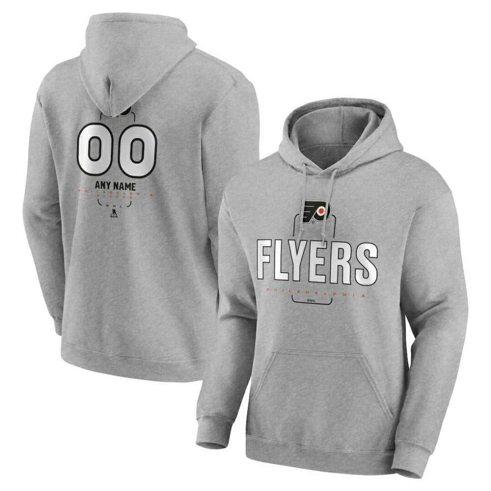 NHL Philadelphia Flyers Personalized Name & Number Midfielder Pullover Hoodie