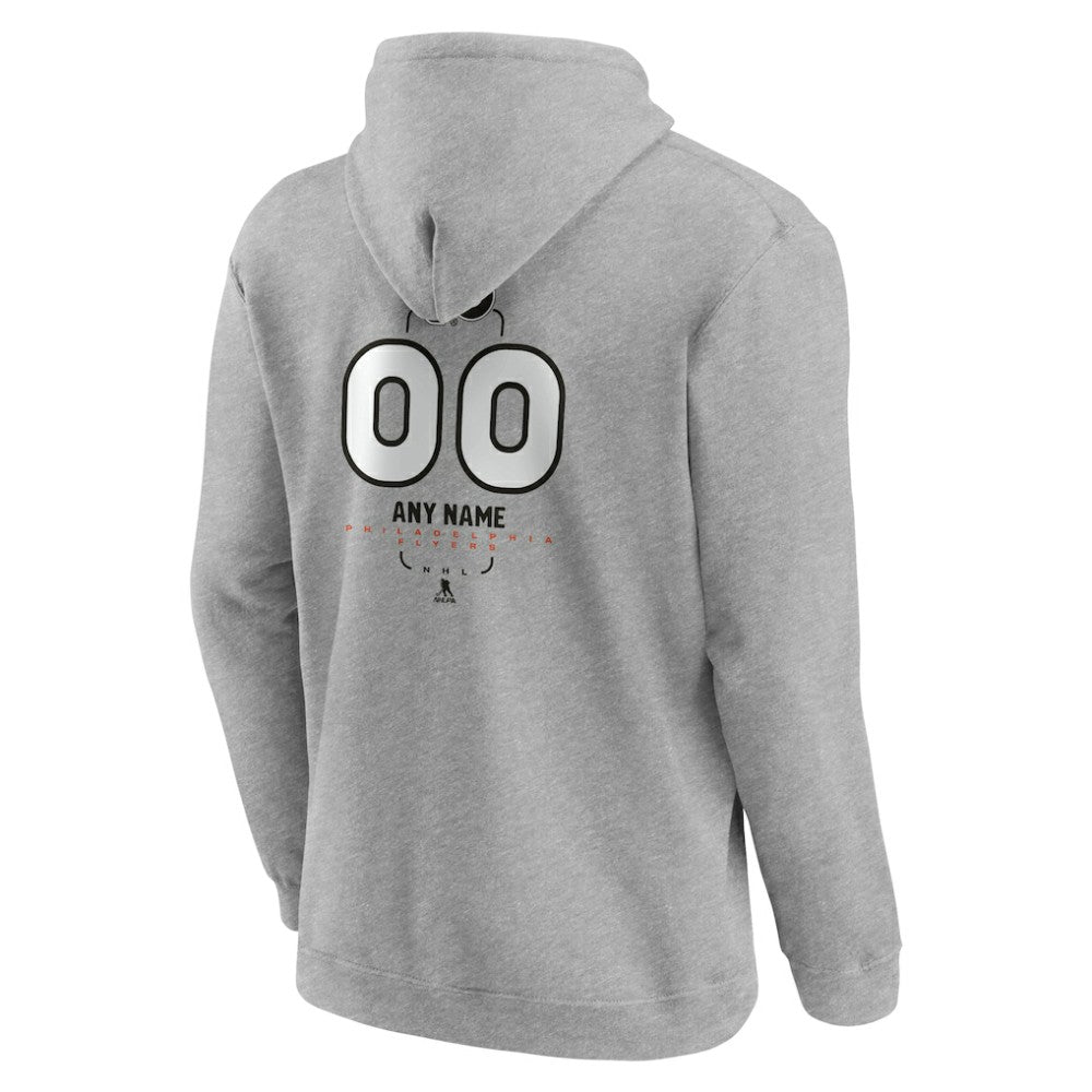 NHL Philadelphia Flyers Personalized Name & Number Midfielder Pullover Hoodie