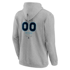 NHL Seattle Kraken Personalized Name & Number Midfielder Pullover Hoodie