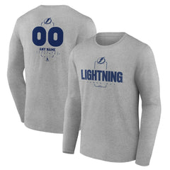 NHL Tampa Bay Lightning Personalized Name & Number Midfielder Long Sleeve T-Shirt