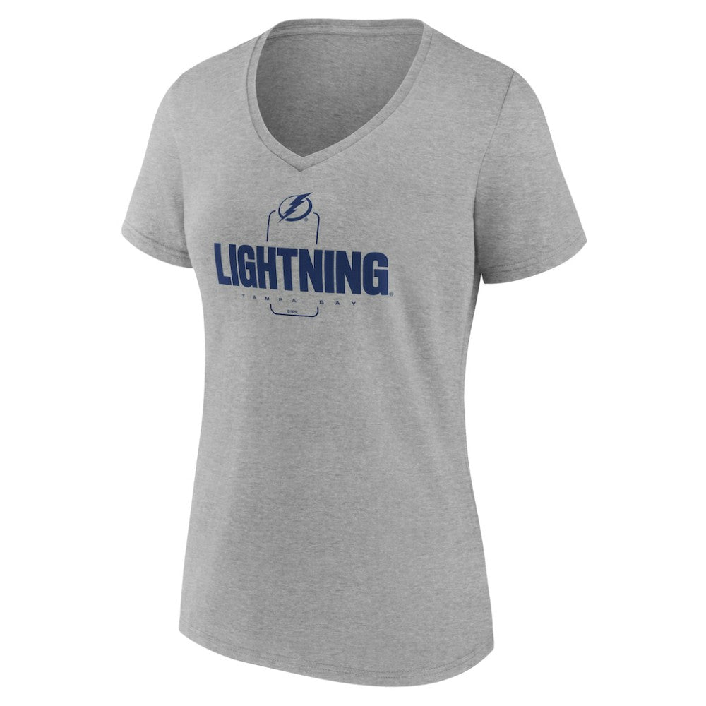 NHL Tampa Bay Lightning Women's Personalized Name & Number Midfielder V-Neck T-Shirt