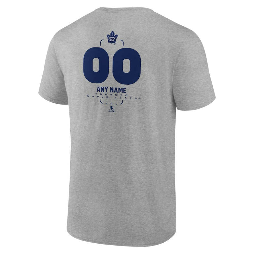 NHL Toronto Maple Leafs Personalized Name & Number Midfielder T-Shirt