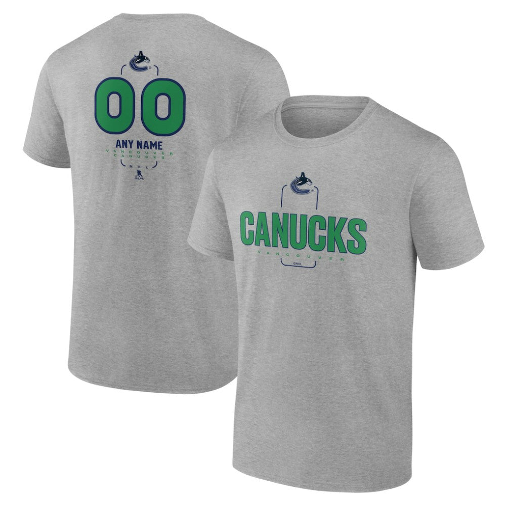 NHL Vancouver Canucks Personalized Name & Number Midfielder T-Shirt