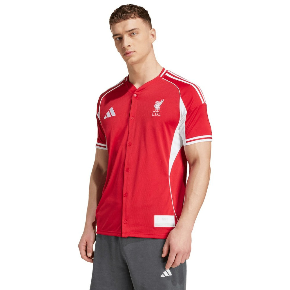 Liverpool Full-Button Baseball Jersey