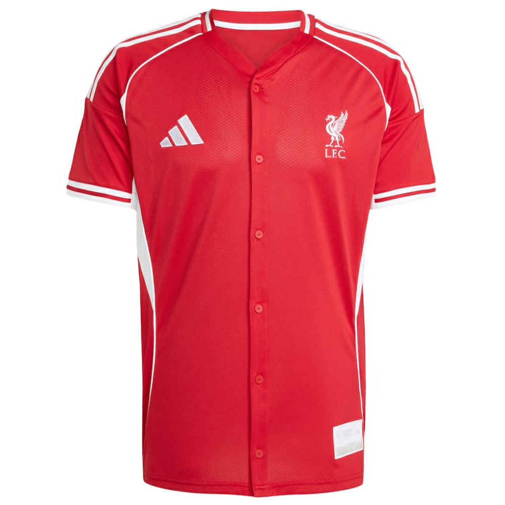 Liverpool Full-Button Baseball Jersey