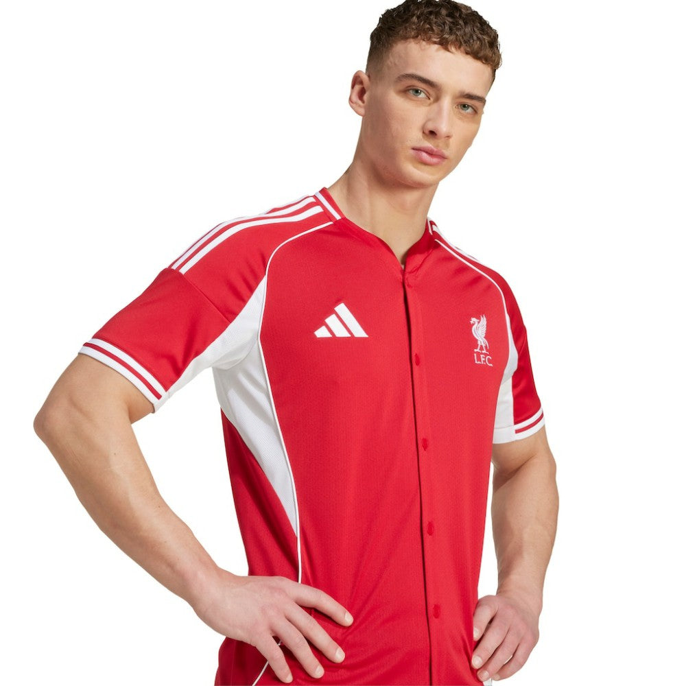 Liverpool Full-Button Baseball Jersey