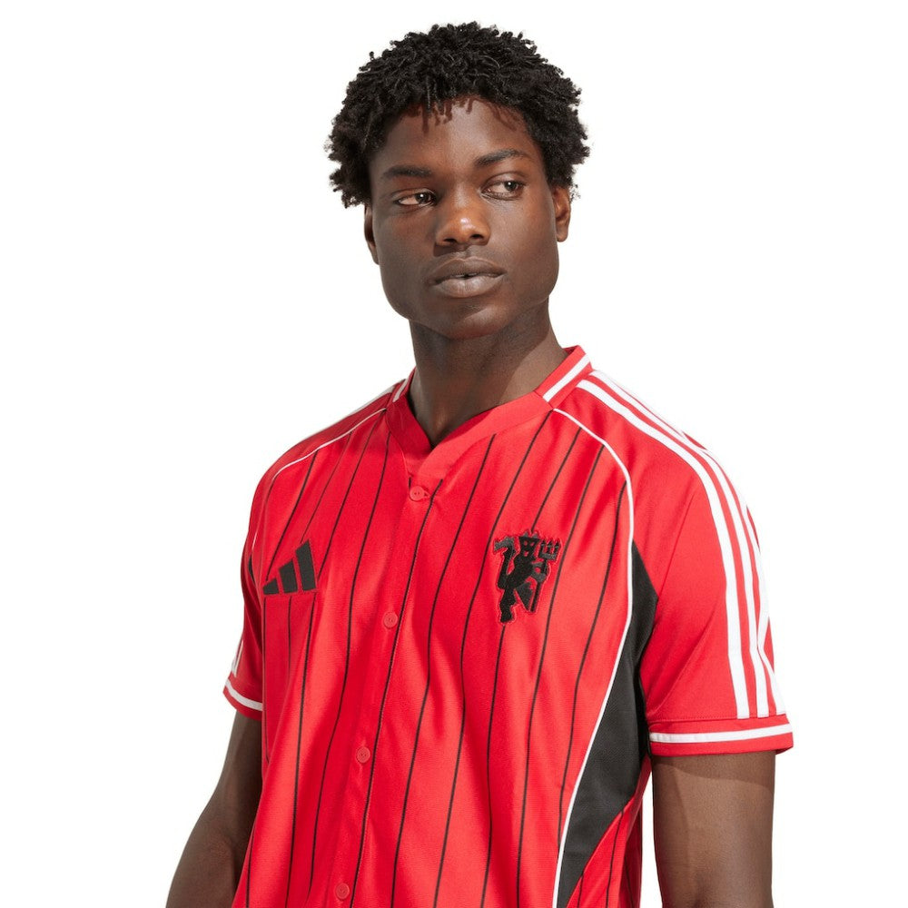 Manchester United US Pack Full-Button Baseball Jersey