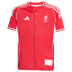Liverpool Youth Full-Button Baseball Jersey