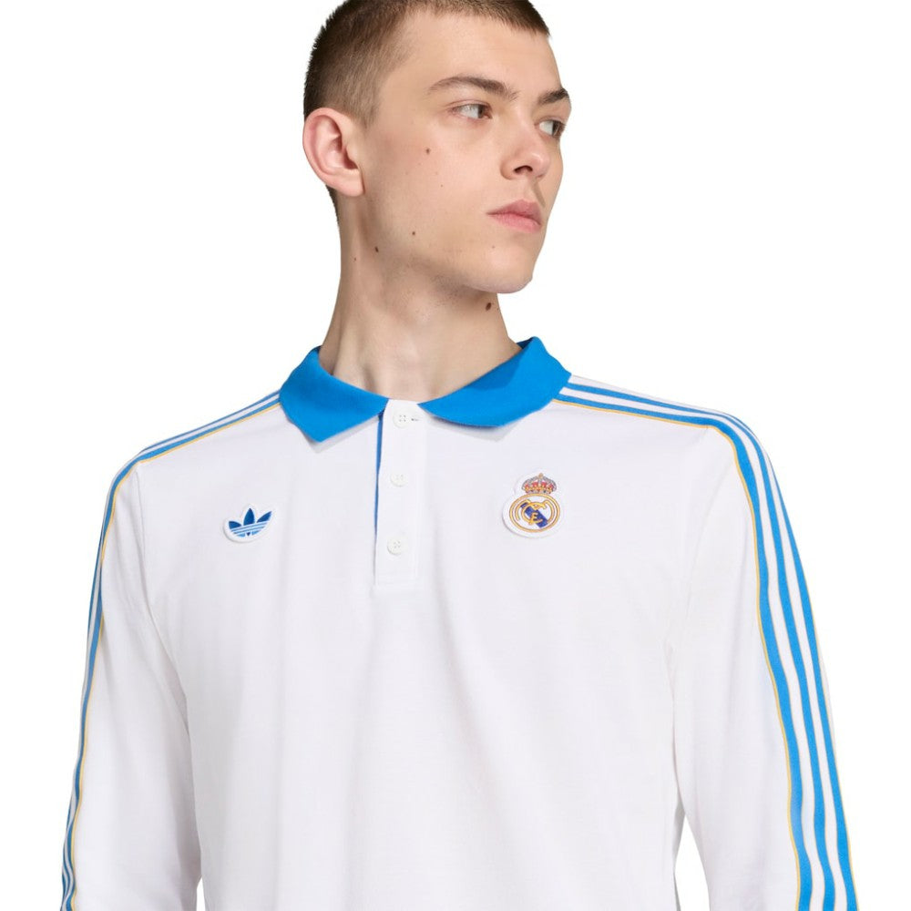 Real Madrid Terrace Icons Long Sleeve Polo