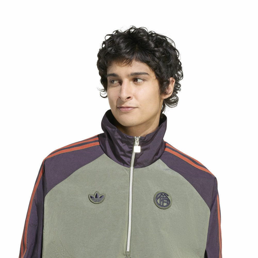 Bayern Munich Terrace Icons Half-Zip Jacket