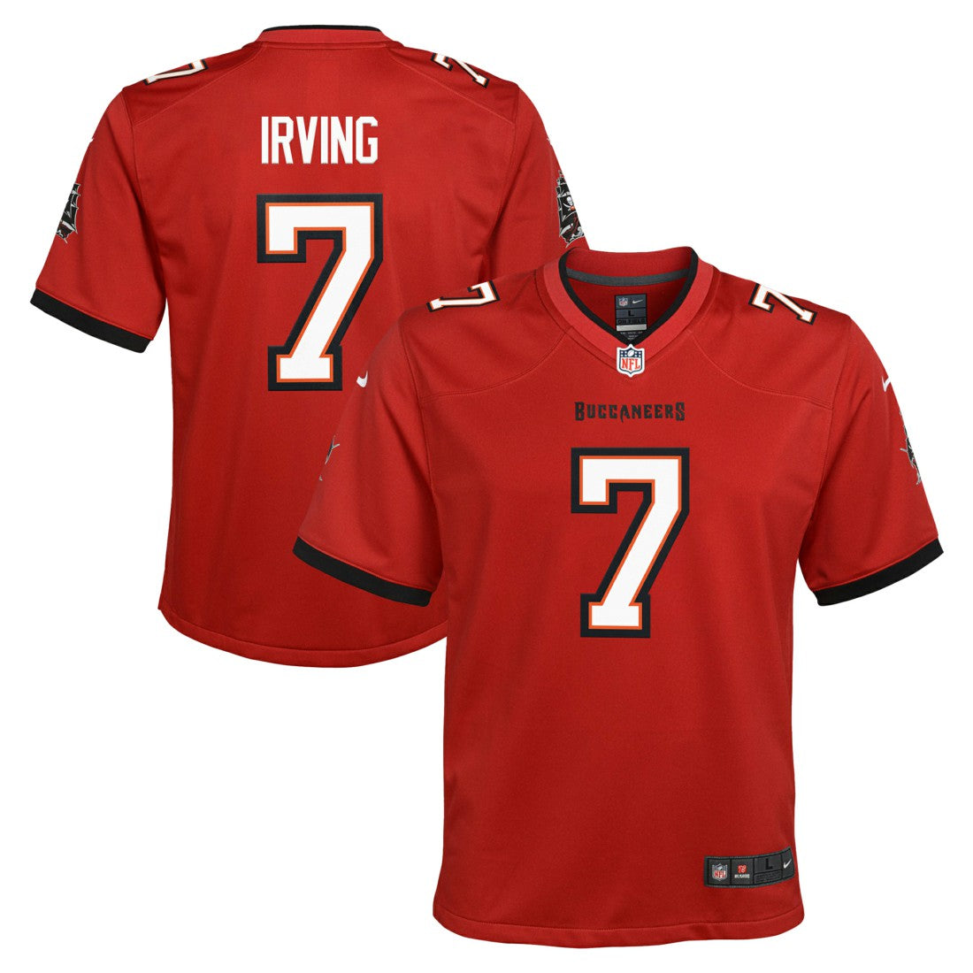 Bucky Irving  Youth Game Jersey - Tampa Bay Buccaneers Jerseys