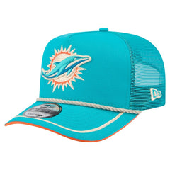 Vintage Team Rope A-Frame Trucker 9FIFTY Snapback Hat - Miami Dolphins Hats