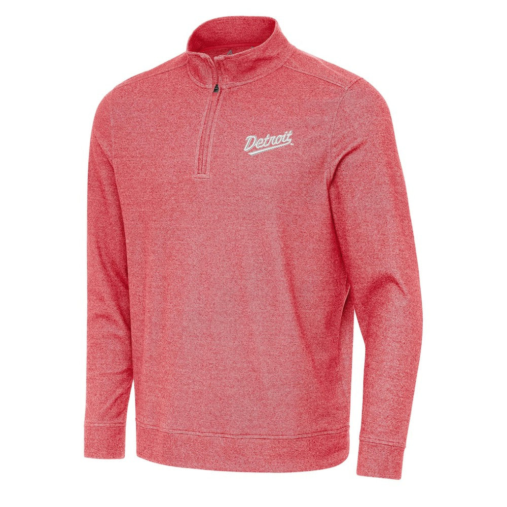 NHL Detroit Red Wings Antigua 2025 NHL Stadium Series Subtle Quarter-Zip Top