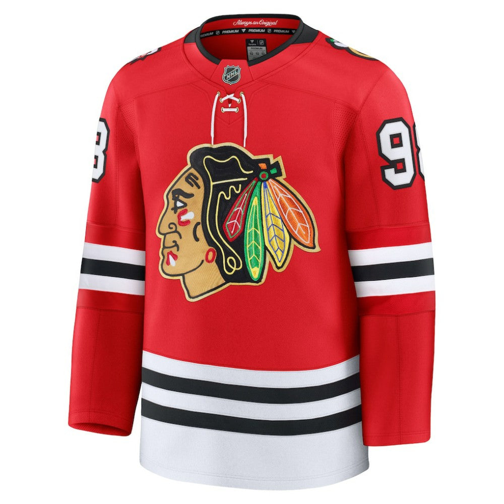 NHL Connor Bedard Chicago Blackhawks Fanatics Centennial Premium Player Jersey
