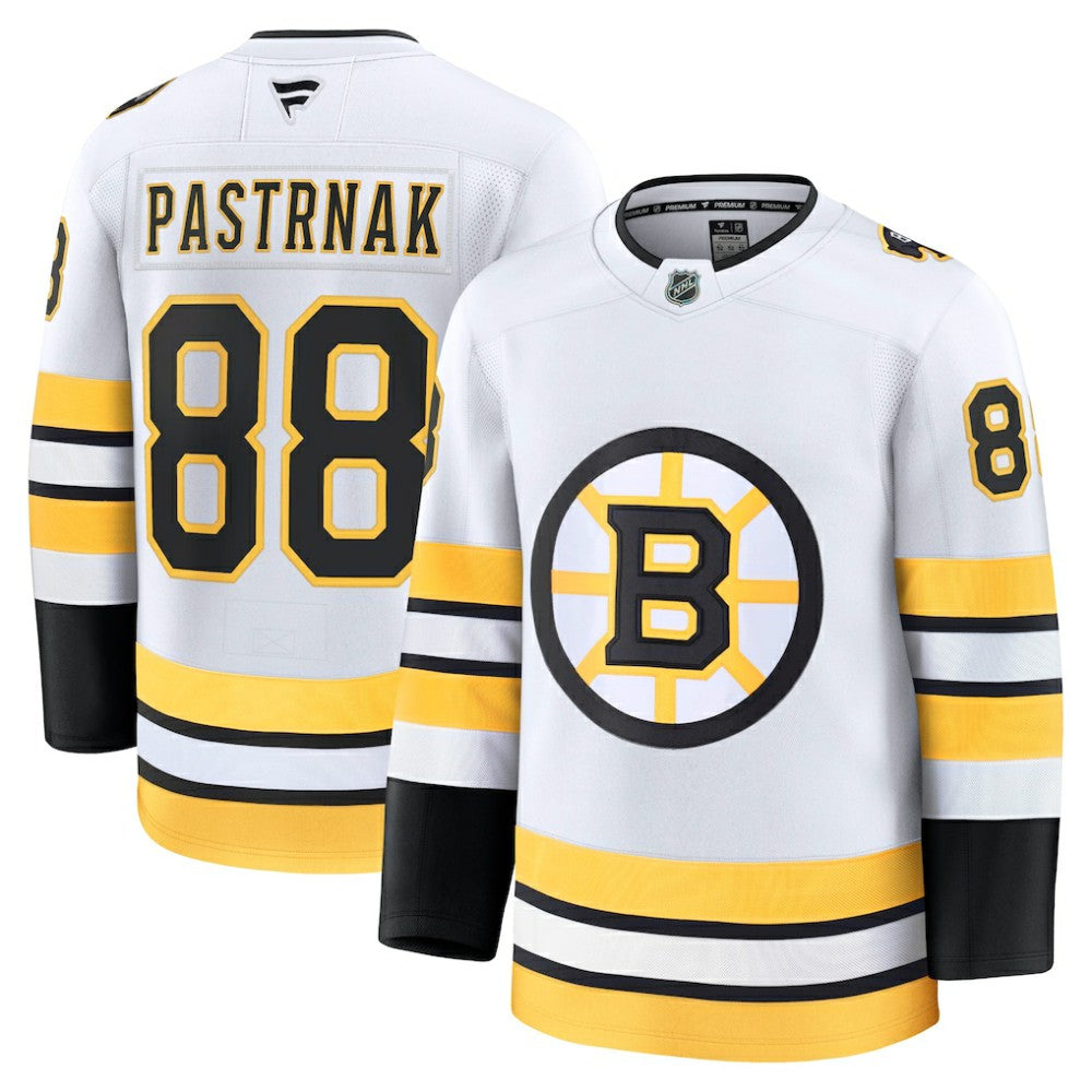 NHL David Pastrnak Boston Bruins Fanatics Away Premium Player Jersey