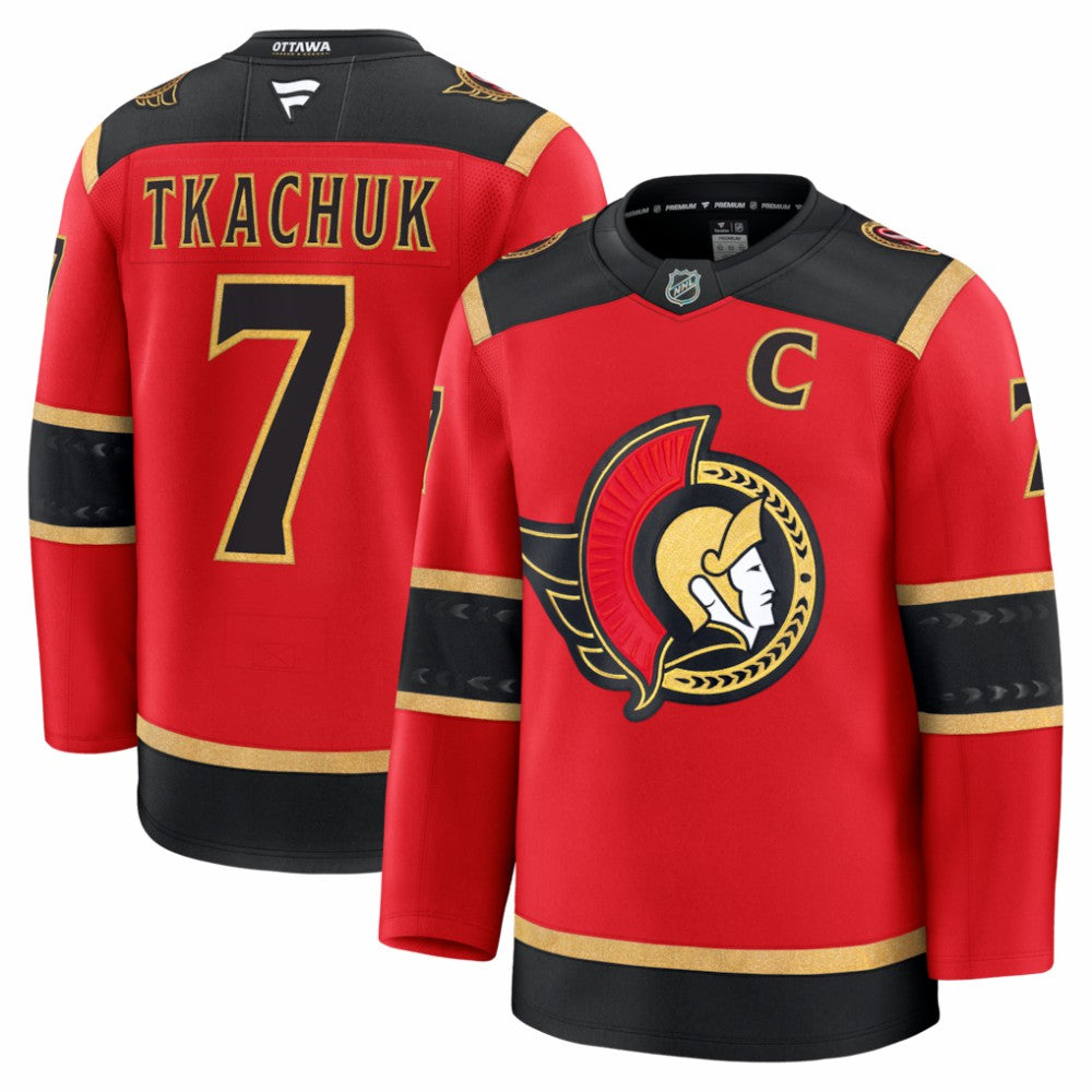 NHL Brady Tkachuk Ottawa Senators Fanatics Alternate Premium Jersey