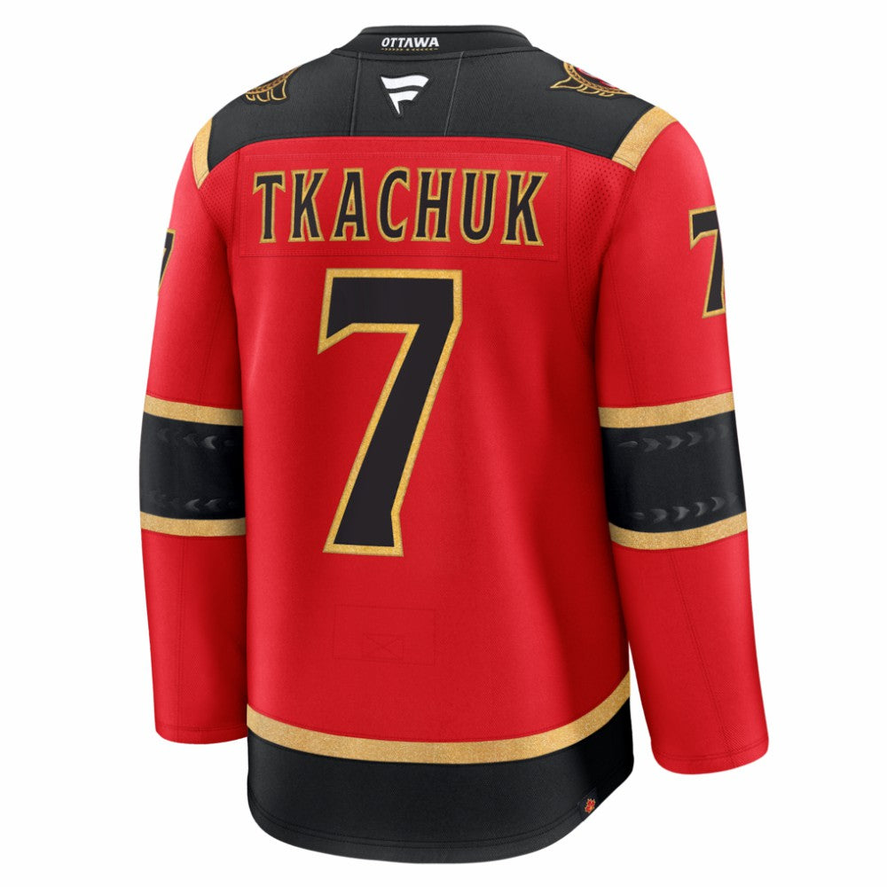 NHL Brady Tkachuk Ottawa Senators Fanatics Alternate Premium Jersey