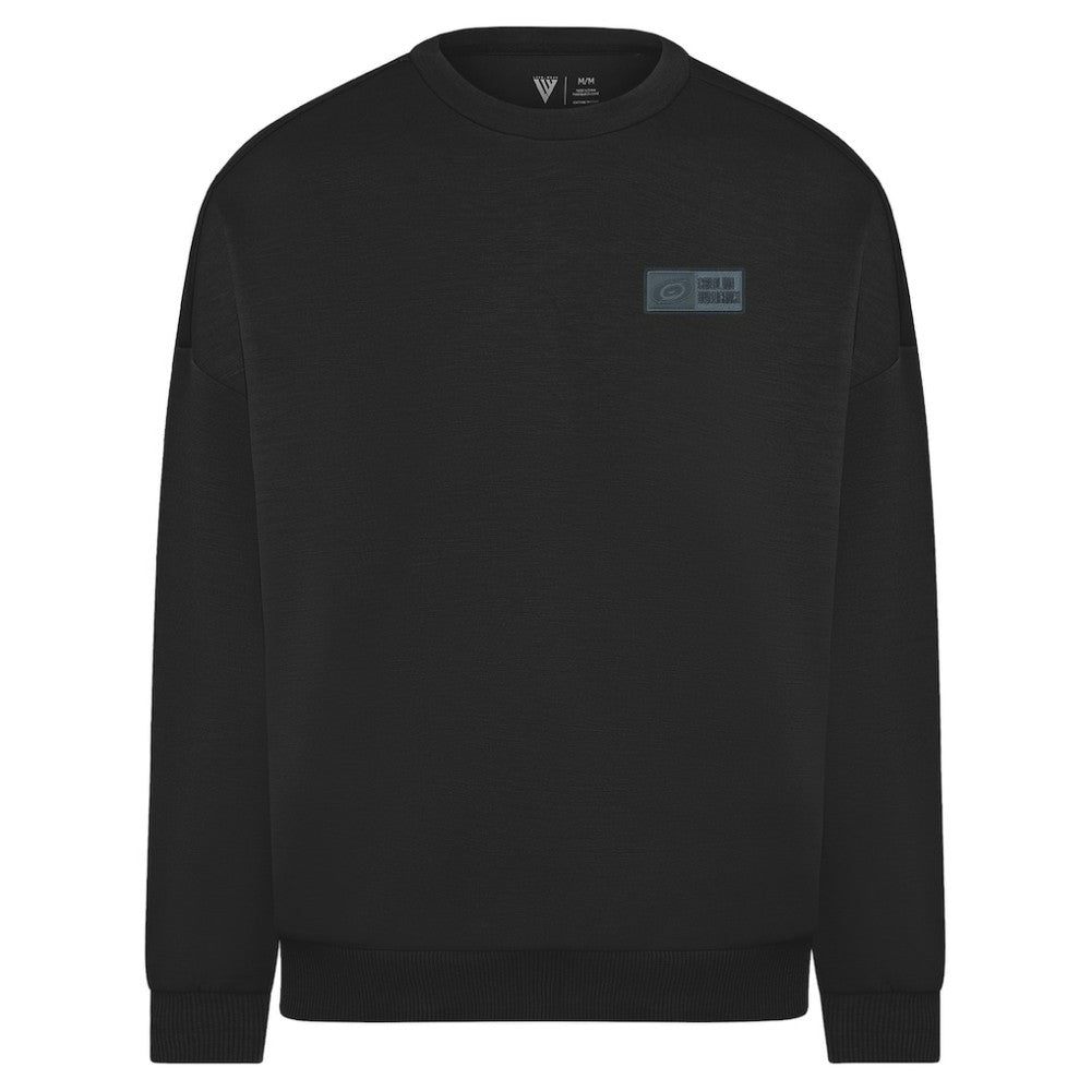 NHL Carolina Hurricanes Levelwear Luxe Signature Lineage Tri-Blend Pullover Sweatshirt