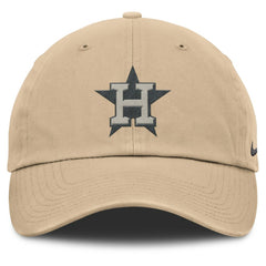 Khaki Houston Astros Nike Club Adjustable Hat