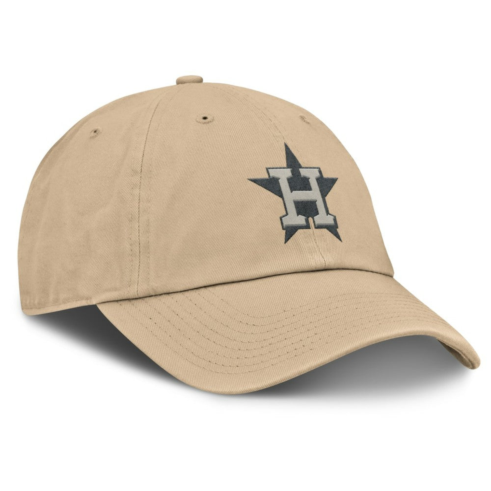 Khaki Houston Astros Nike Club Adjustable Hat