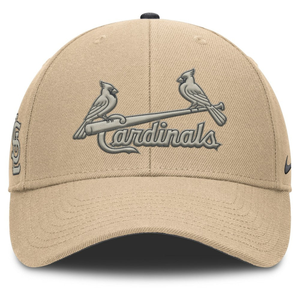 Khaki St. Louis Cardinals Nike Rise Adjustable Hat