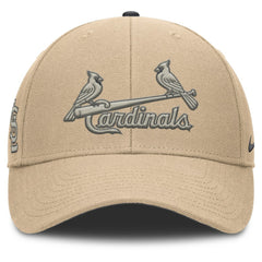 Khaki St. Louis Cardinals Nike Rise Adjustable Hat