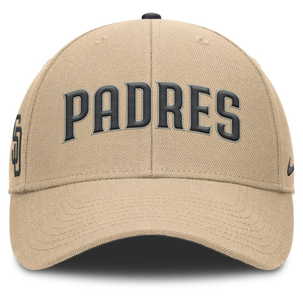 Khaki San Diego Padres Nike Rise Adjustable Hat