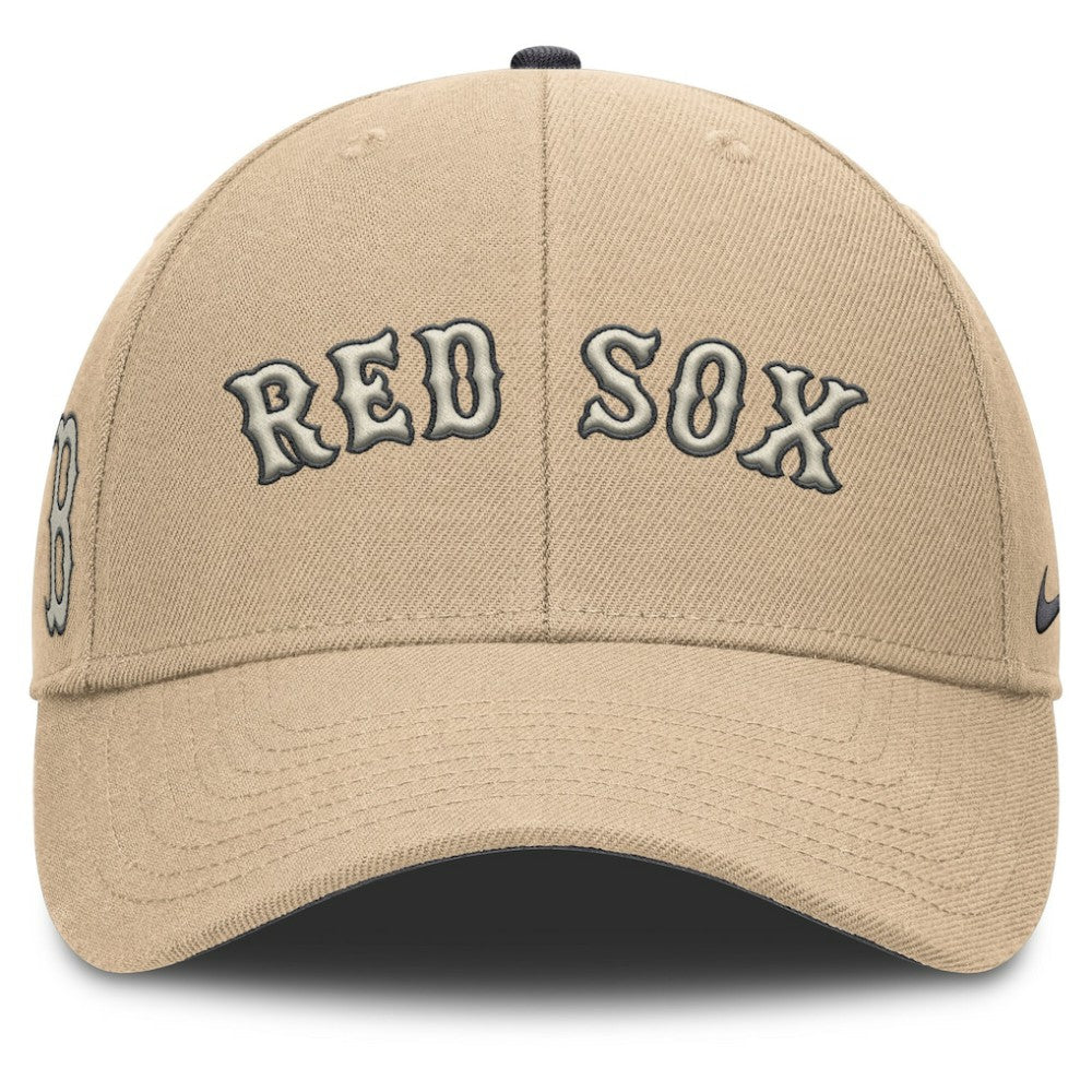 Khaki Boston Red Sox Nike Rise Adjustable Hat