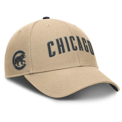 Khaki Chicago Cubs Nike Rise Adjustable Hat