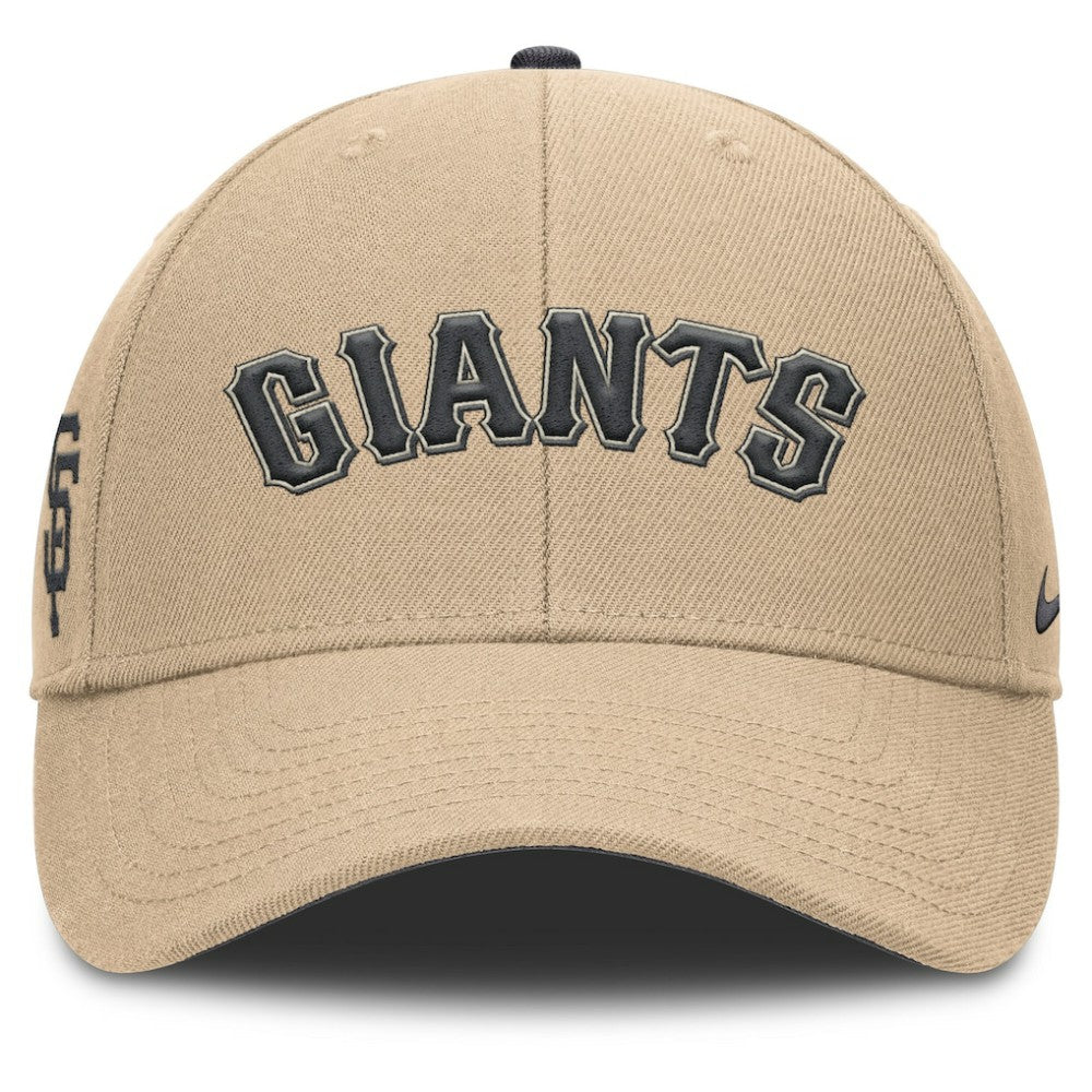 Khaki San Francisco Giants Nike Rise Adjustable Hat