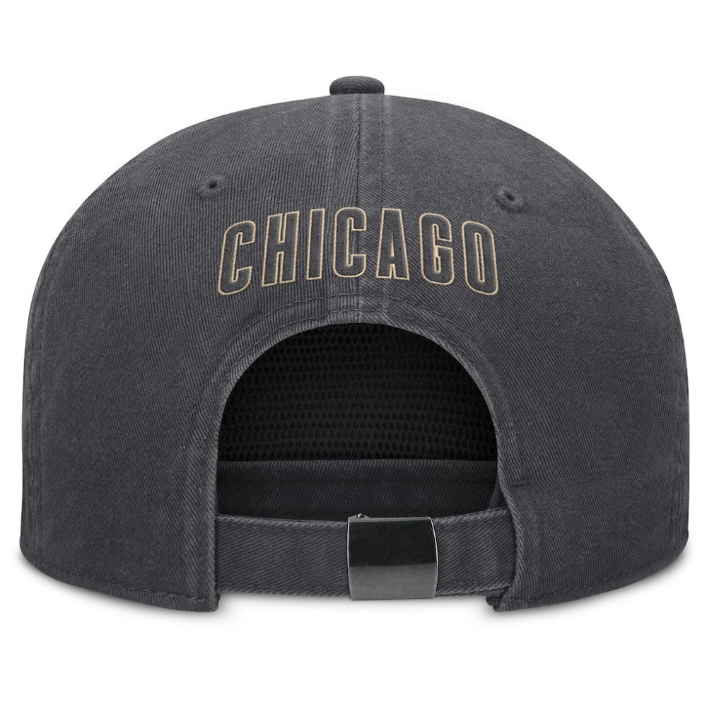 Anthracite Chicago Cubs Nike Monotone Pro Adjustable Hat