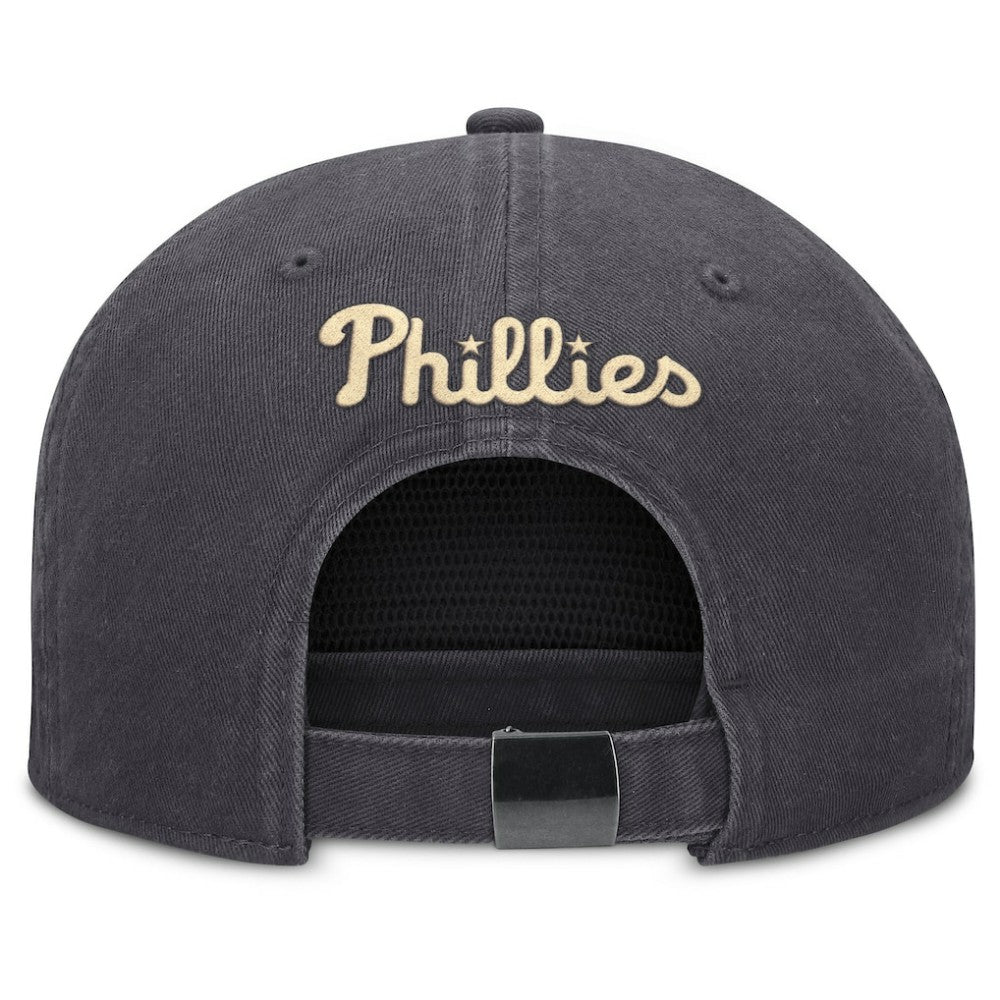 Anthracite Philadelphia Phillies Nike Monotone Pro Adjustable Hat