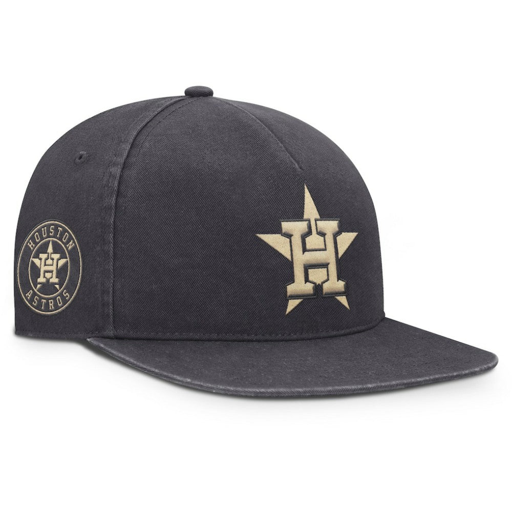 Anthracite Houston Astros Nike Monotone Pro Adjustable Hat