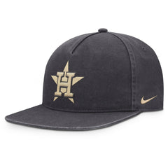 Anthracite Houston Astros Nike Monotone Pro Adjustable Hat