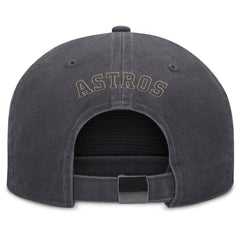 Anthracite Houston Astros Nike Monotone Pro Adjustable Hat