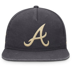 Anthracite Atlanta Braves Nike Monotone Pro Adjustable Hat