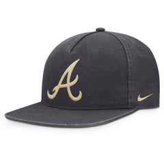 Anthracite Atlanta Braves Nike Monotone Pro Adjustable Hat