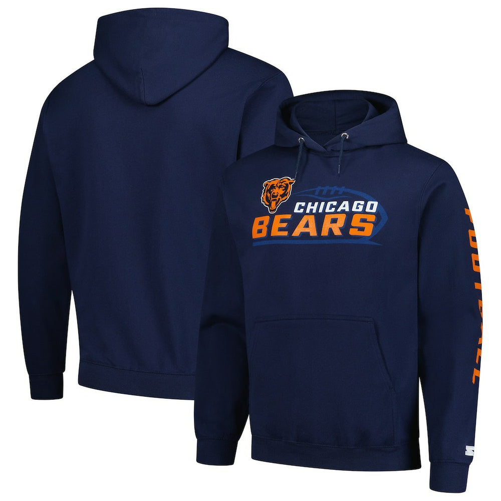 Starter Vintage Pullover Hoodie - Chicago Bears Hoodies