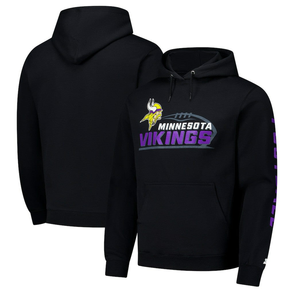Starter Vintage Pullover Hoodie - Minnesota Vikings Hoodies